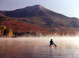 Lake Placid view of WhiteFace Mountain