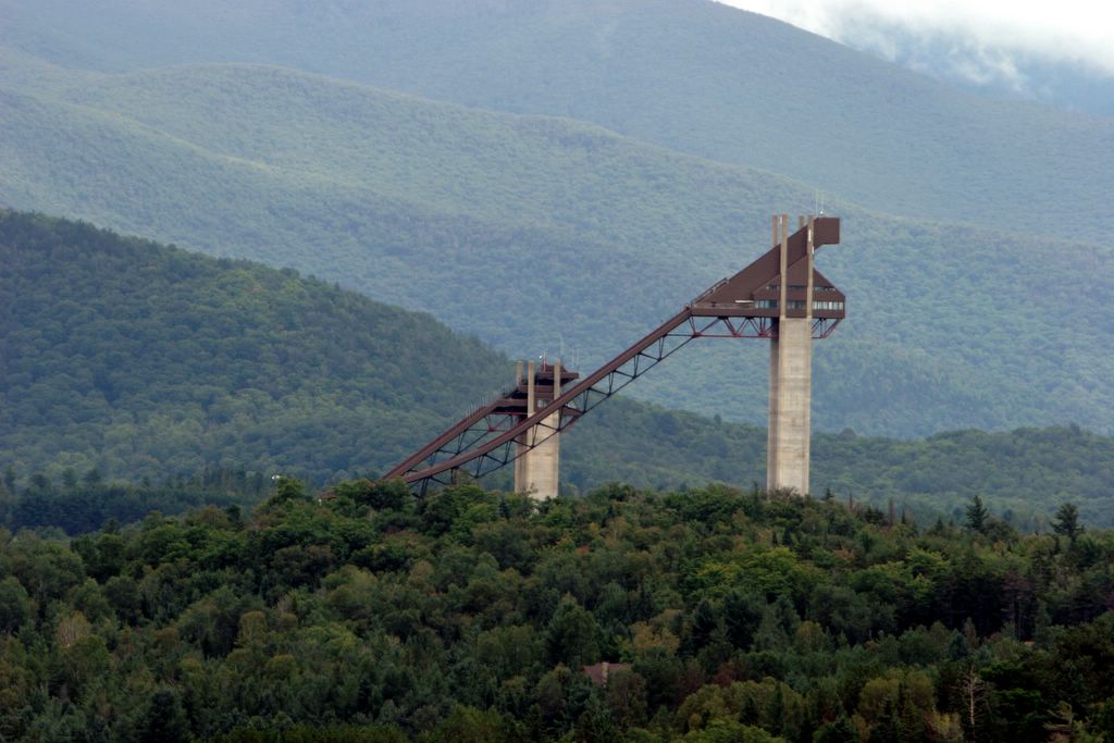 Ski Jump in Lake Placid